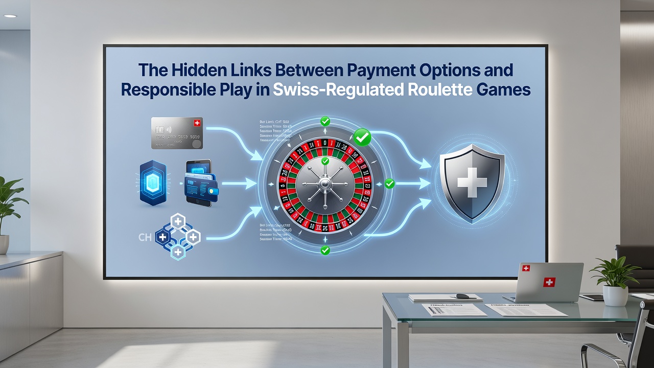 Digital dashboard displaying Swiss roulette payment history alongside responsible gambling tools and limit settings
