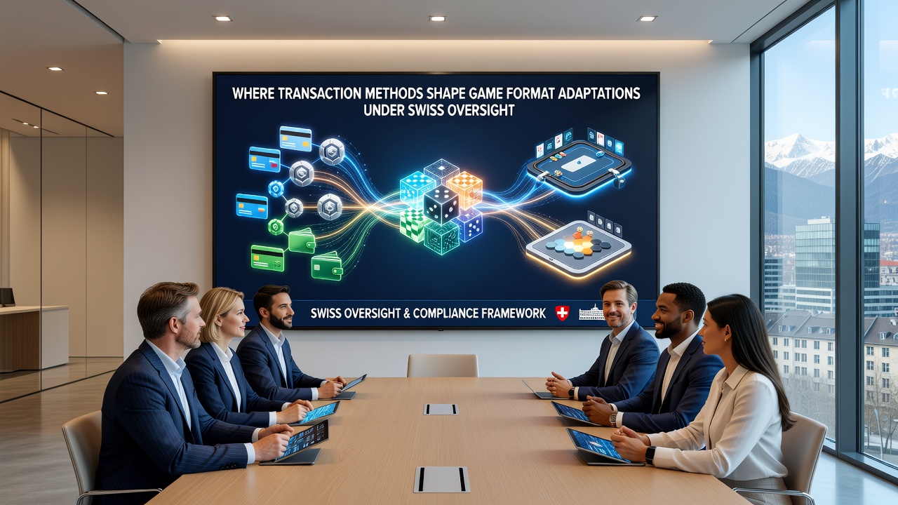 Adaptations in Swiss roulette formats driven by transaction method requirements
